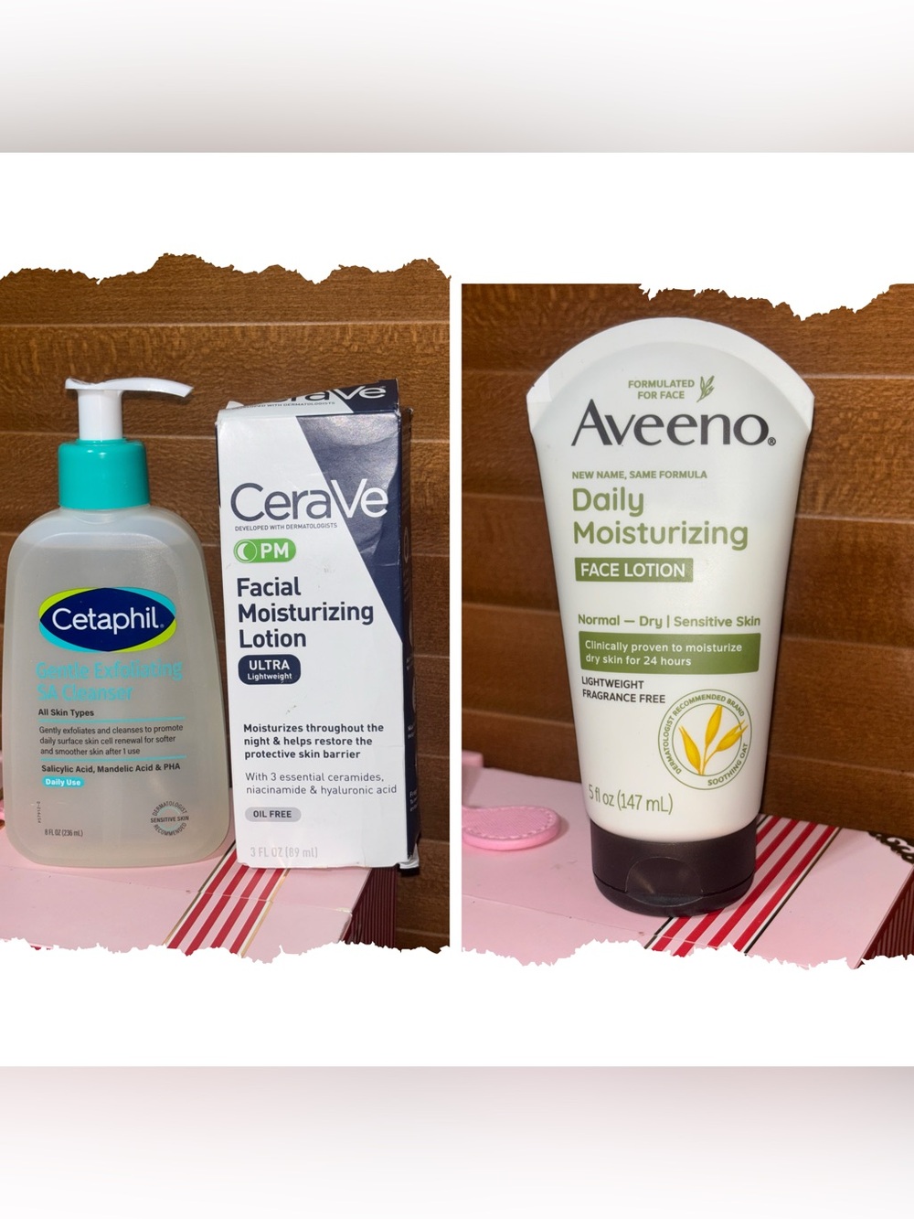 CeraVe Cetaphil & Aveeno Skincare Bundle
